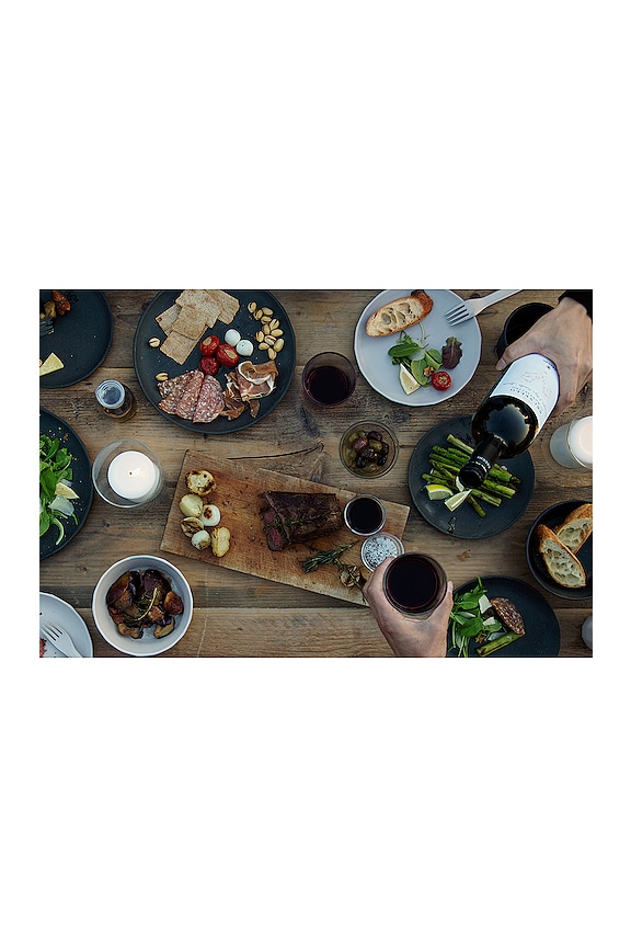 view 2 of 4 Alfresco Dinner Plate Set Of 4 in Black