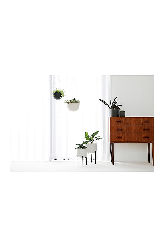 view 2 of 2 MACETA PLANT POT 191_ 170MM in Dark Gray