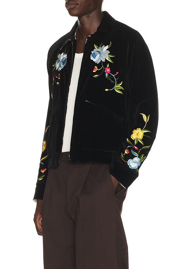 view 2 of 7 Wildflower Souvenir Jacket in Black