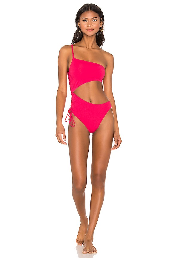 view 2 of 4 It Girl Reversible One Piece in Rouge & Hot Pink
