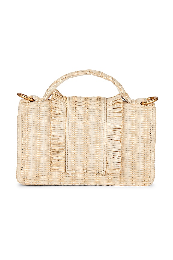 view 2 of 5 The Petite Basset Bag in Straw Natural