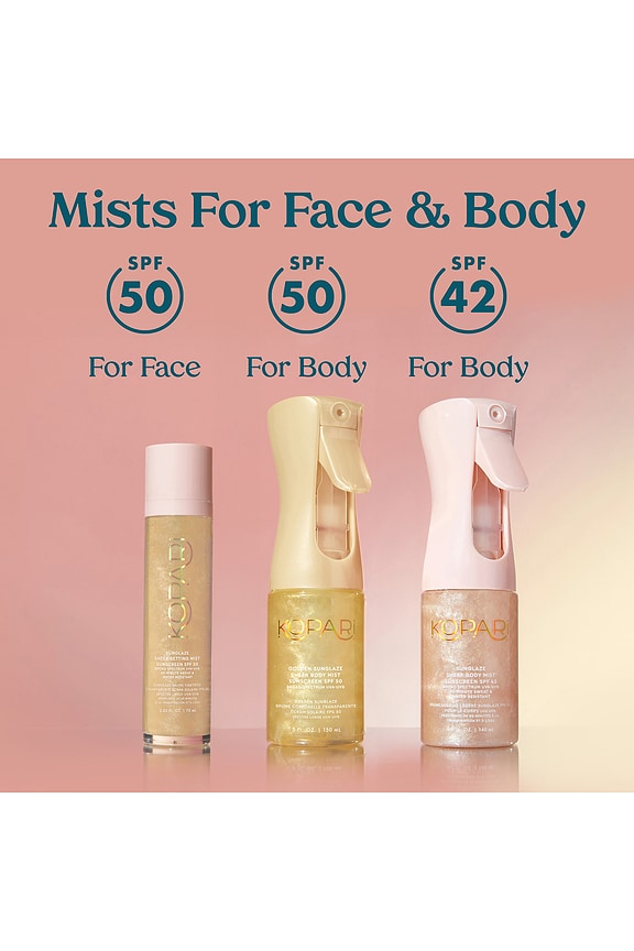 Golden Sunglaze Body Mist Sunscreen Spf 50