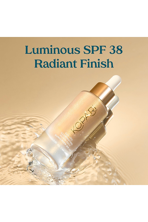 view 2 of 10 Sun Veil Illuminating Face Elixir Sunscreen SPF in 