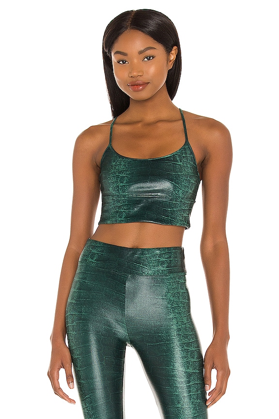 view 1 of 4 Norah Infinity Bra in Duffle Green Caiman