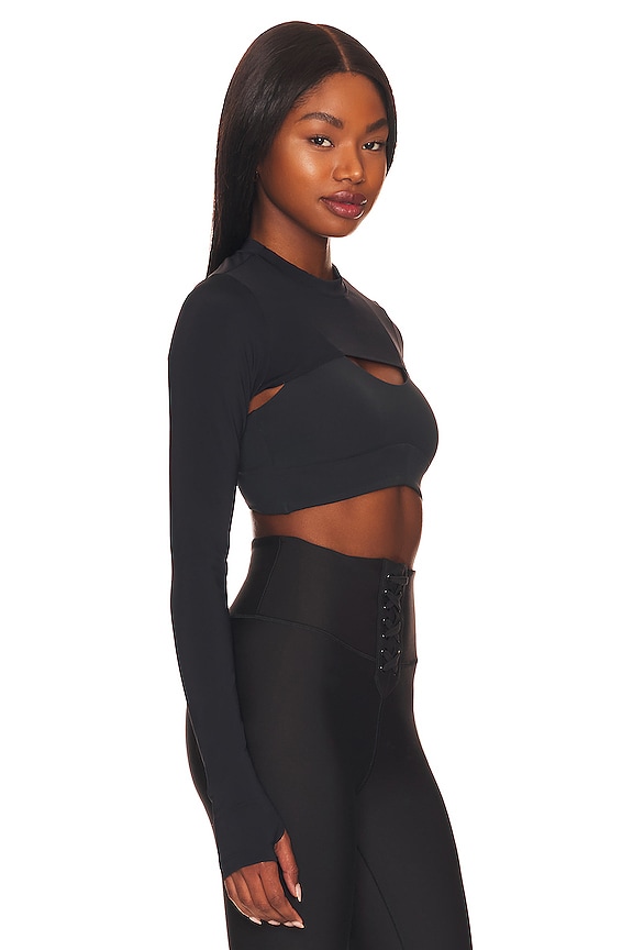 view 2 of 4 CACHE-ÉPAULES MINA BLACKOUT in Black