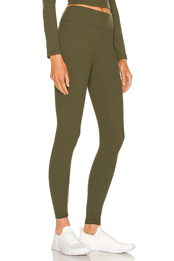 view 2 of 4 Drive High Rise Rib Legging in Juniper