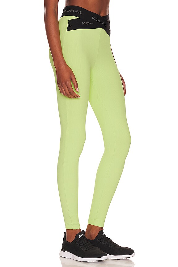view 2 of 4 LEGGINGS HEREA in Electric Lime