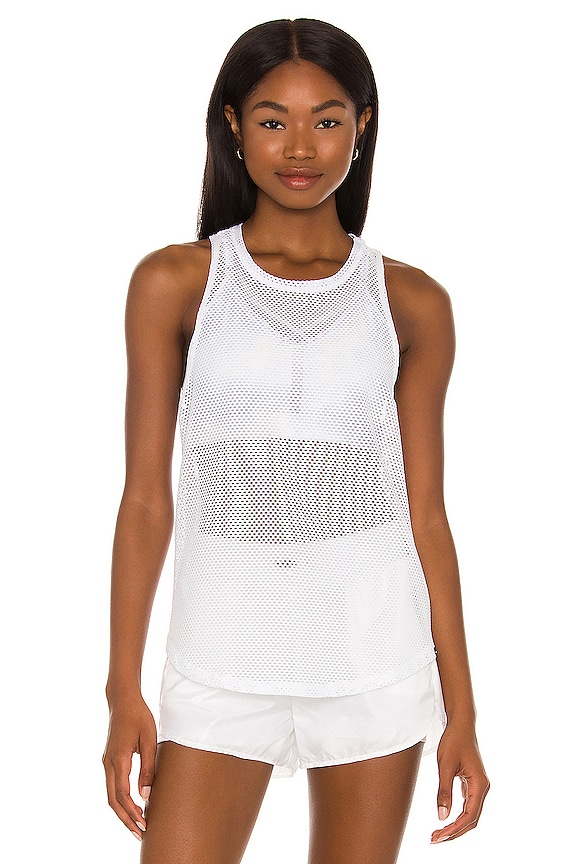 view 1 of 4 Aerate Open Mesh Tank in White