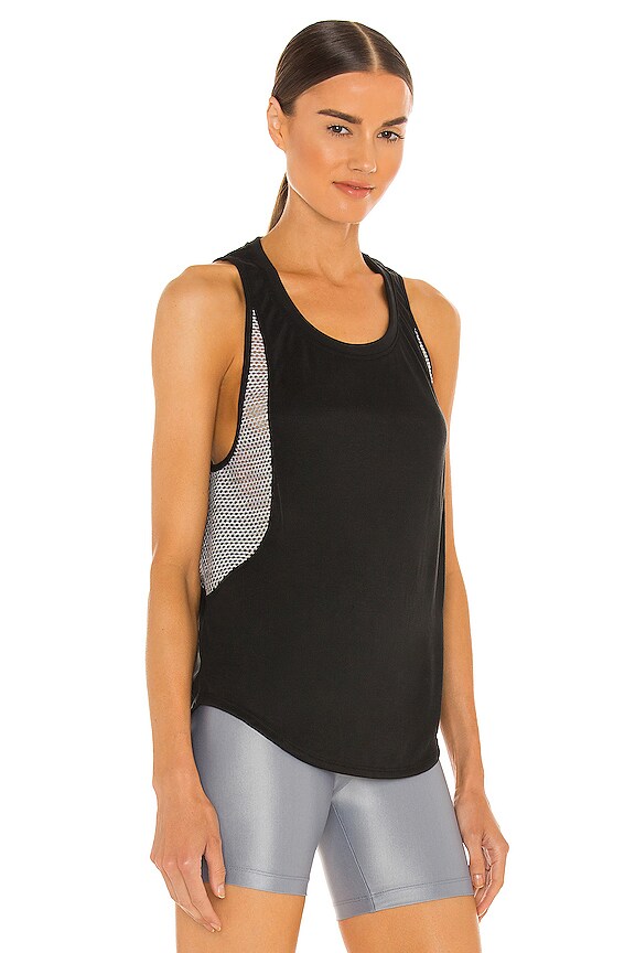 view 2 of 4 Adriana Marlow Tank in Black & Heather Grey