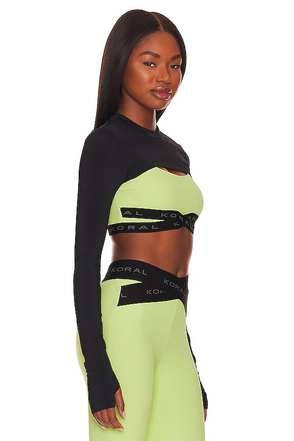 view 2 of 4 MINA BLACKOUT 긴 소매 슈러그 in Black