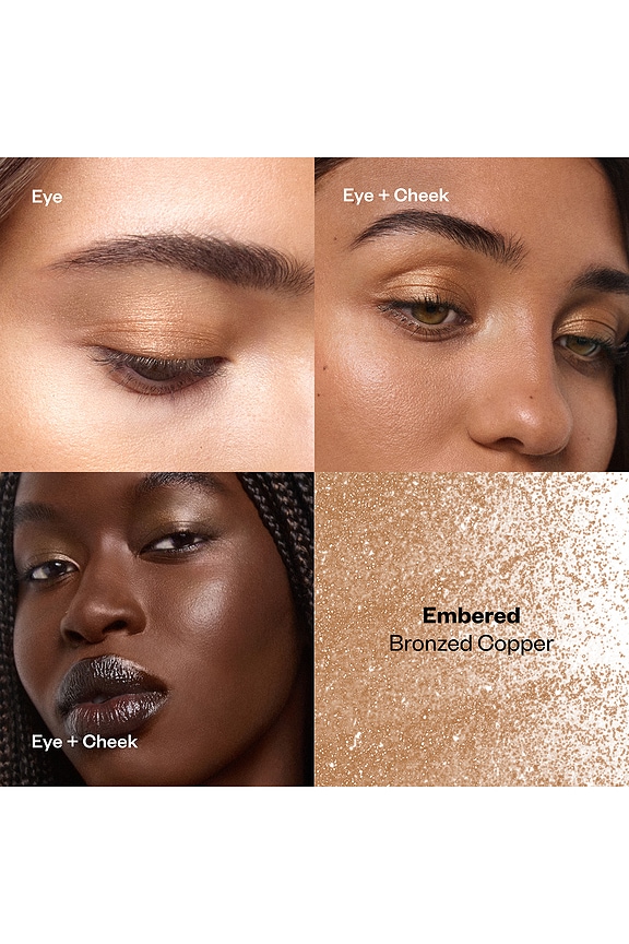 view 2 of 10 Shiny Objects Wet Glisten Powder Highlighter for Face + Eyes in Embered