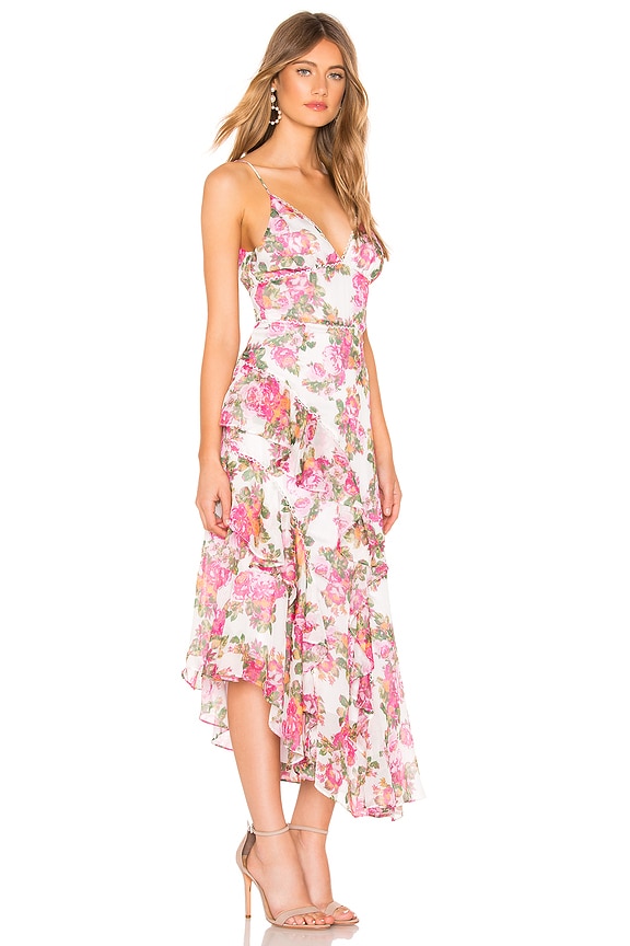 view 2 of 3 Oblivion Midi Dress in Ivory Rose Floral