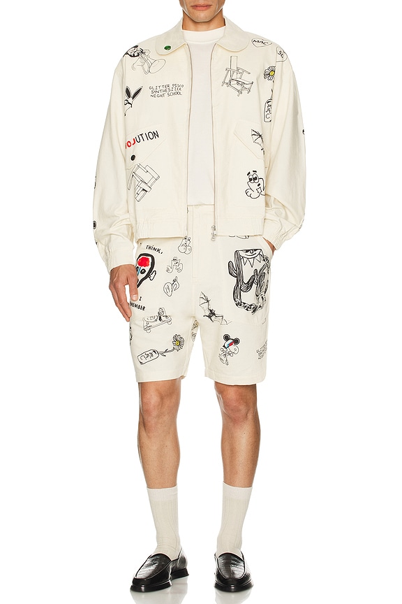 view 2 of 5 BLOUSON TATTOO in Khadi