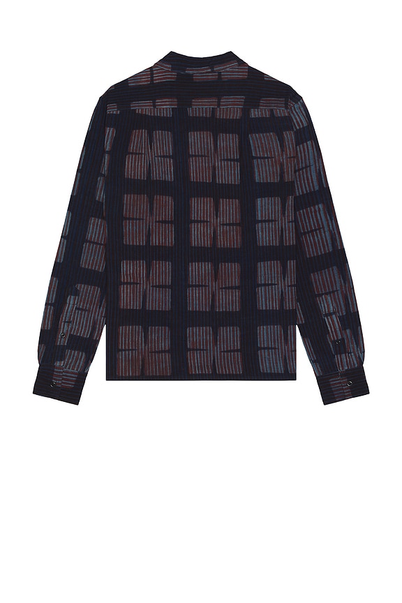 view 2 of 5 Chintan Block Print Boxy Fit Long Sleeve Shirt in Bp140 Print