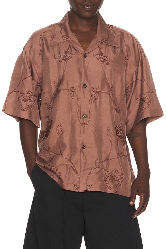 view 1 of 5 CHEMISE ROHIT in Ganache