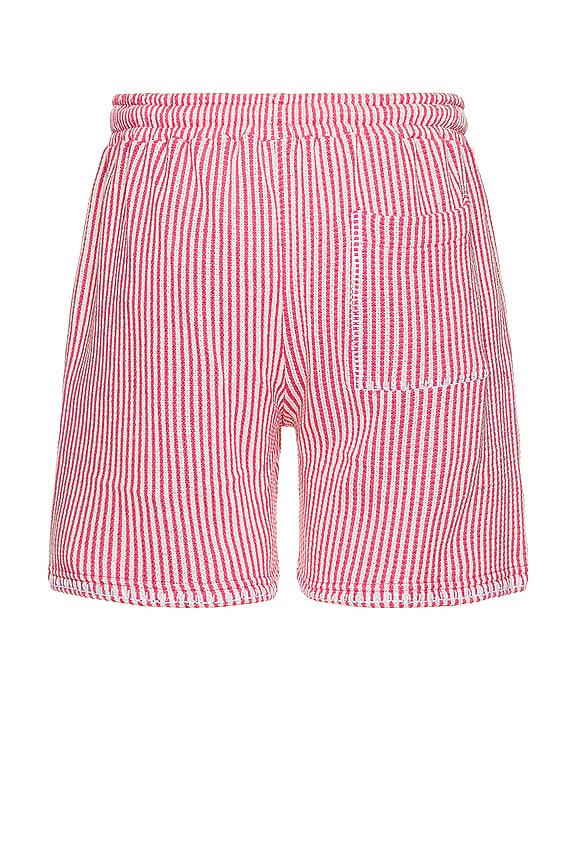 view 2 of 4 Striped Knit Shorts in Cactus Flower