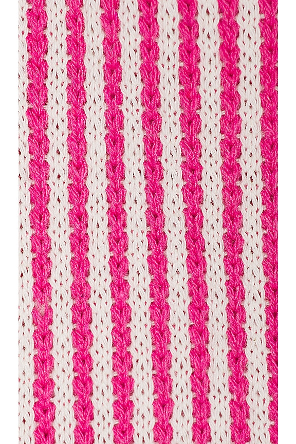 view 3 of 4 Striped Knit Shorts in Cactus Flower