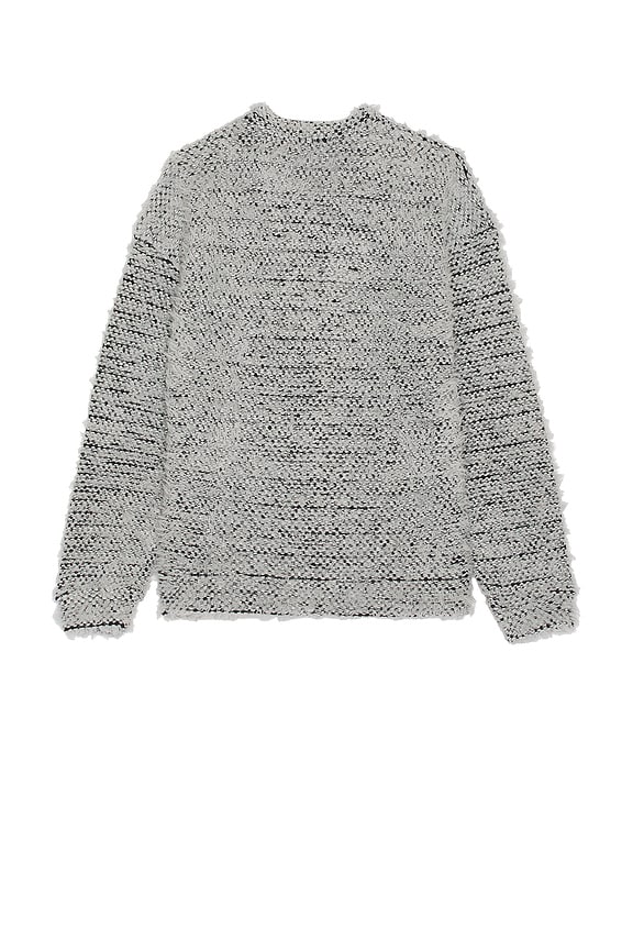 view 2 of 3 Fuzzy Cardigan Sweater in Glacier Gray