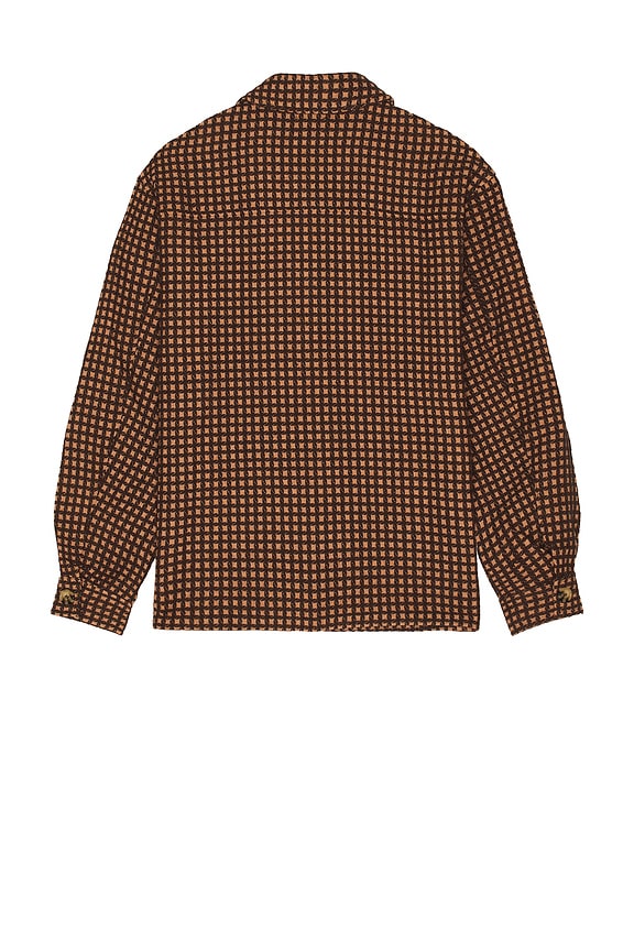 view 2 of 5 Wool Check Overshirt in Golden Straw
