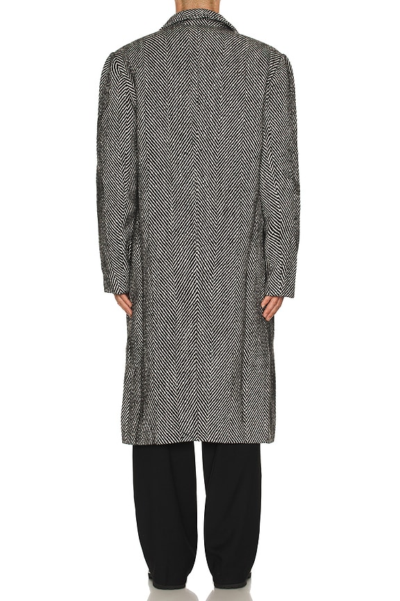 view 2 of 3 Elliot Wool Overcoat in Black