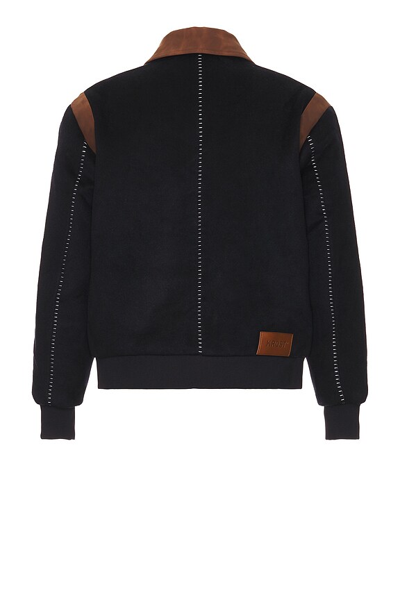 view 2 of 4 Varsity Jacket in Dark Sapphire