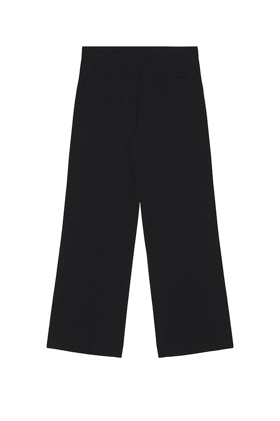 view 2 of 5 Eco Wool Pleated Trouser in Dark Navy
