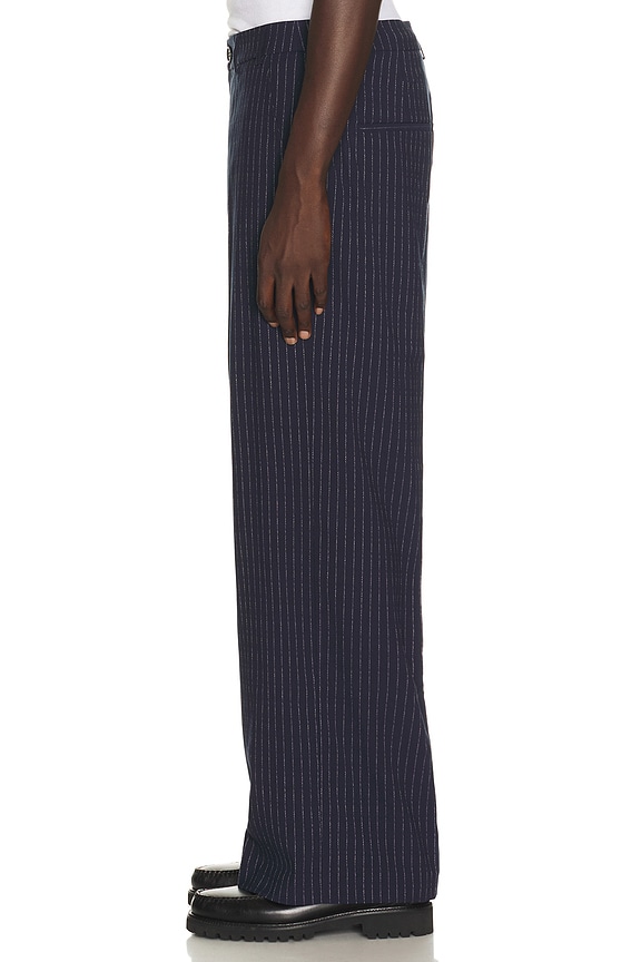 view 2 of 6 Pinstripe Trouser in Navy