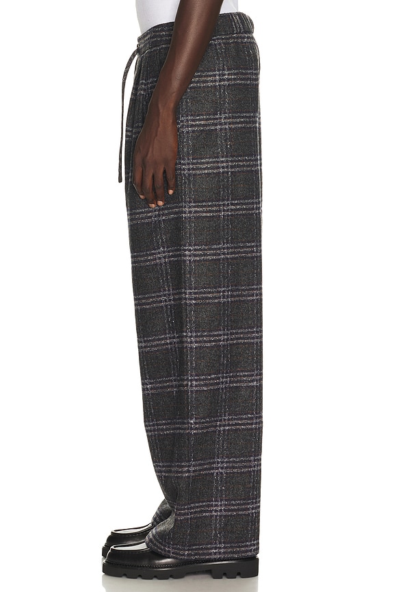 view 2 of 6 Eco Half-Elastic Plaid Pant in Night Sky