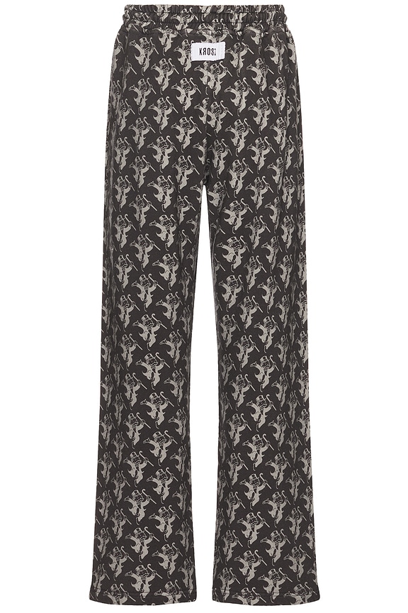 view 2 of 2 Mr. Monopoly Straight Leg Sweatpants in Black