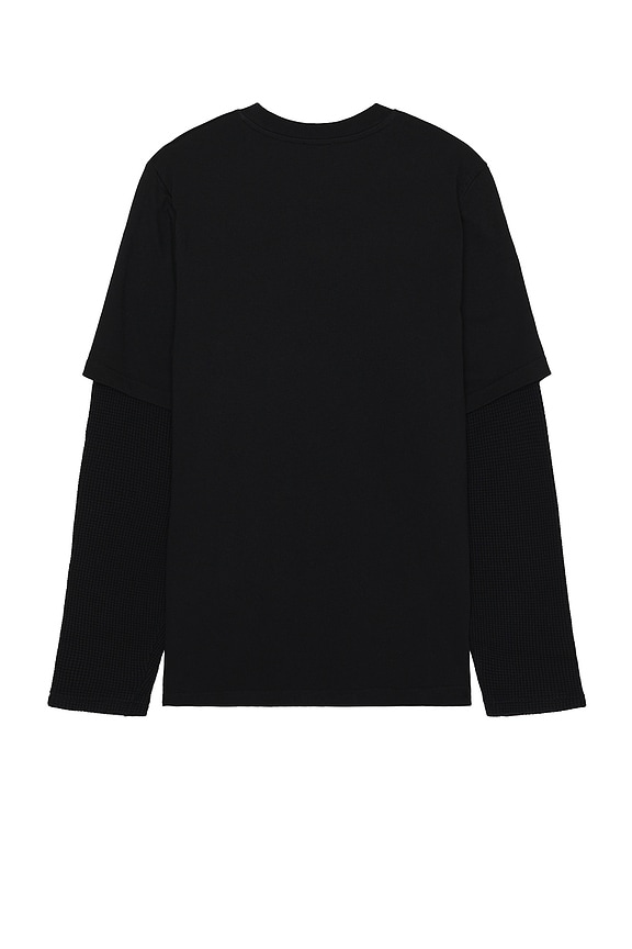 view 2 of 3 Layered Tee in Black