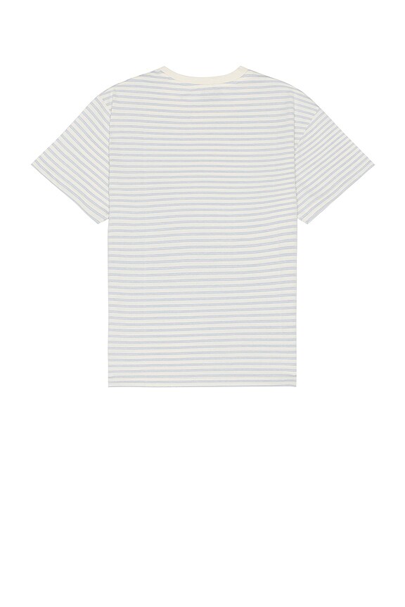 view 2 of 3 Striped Short Sleeve Tee in Seedpearl