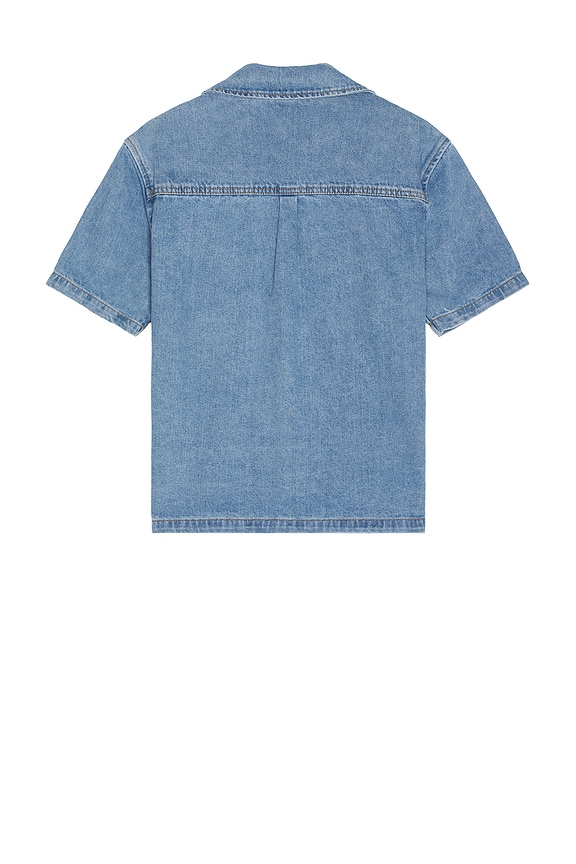 view 2 of 4 Mariner Denim Short Sleeve Shirt in Medium Wash