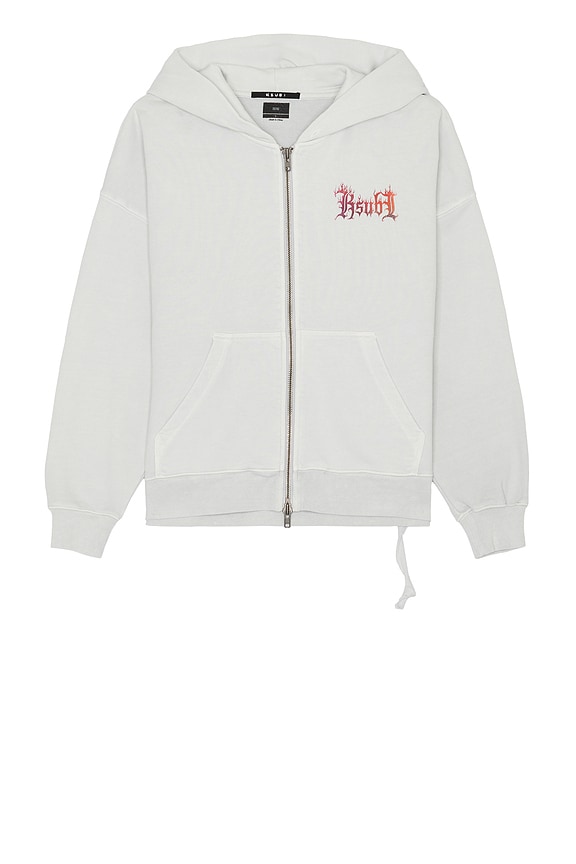 view 2 of 4 Fuego Ekcess Zip Through Hoodie in White