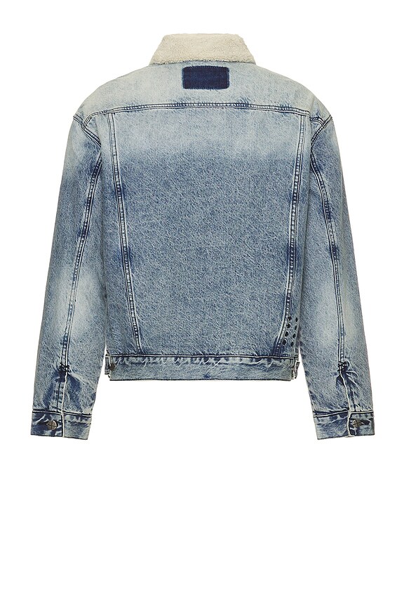 view 2 of 4 BLOUSON EN JEAN OH G in Mid Blue