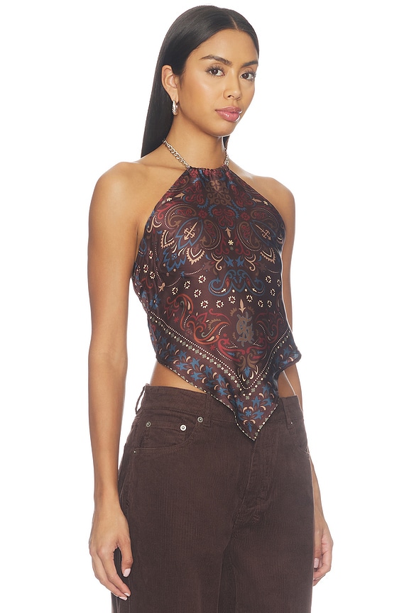 Scarf Folk Bandana Top
