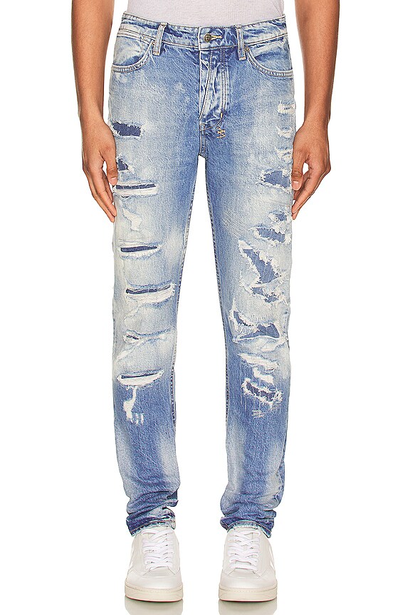 Ksubi Van Winkle Tektonik Dialled Skinny Jean in Denim | REVOLVE