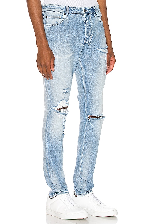 view 2 of 5 Chitch Punk Blue Thrashed Jean in Denim