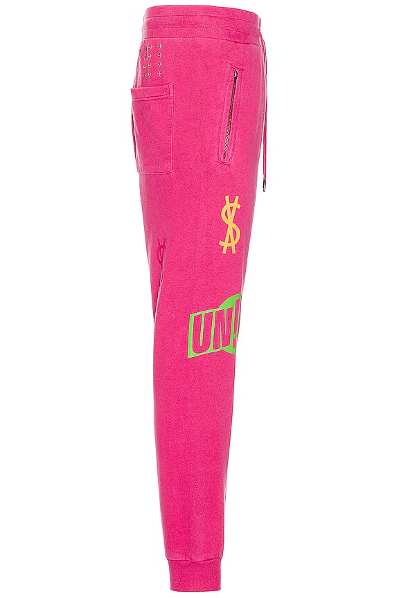 view 4 of 4 PANTALON SWEAT COLLECTIVE RESTORE in Pink