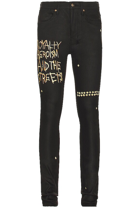view 2 of 3 Van Denim Winkle Pant in black