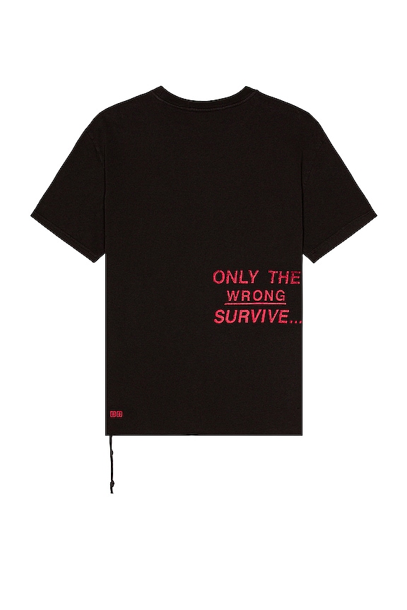 view 2 of 3 Survive Biggie Tee in Jet Black