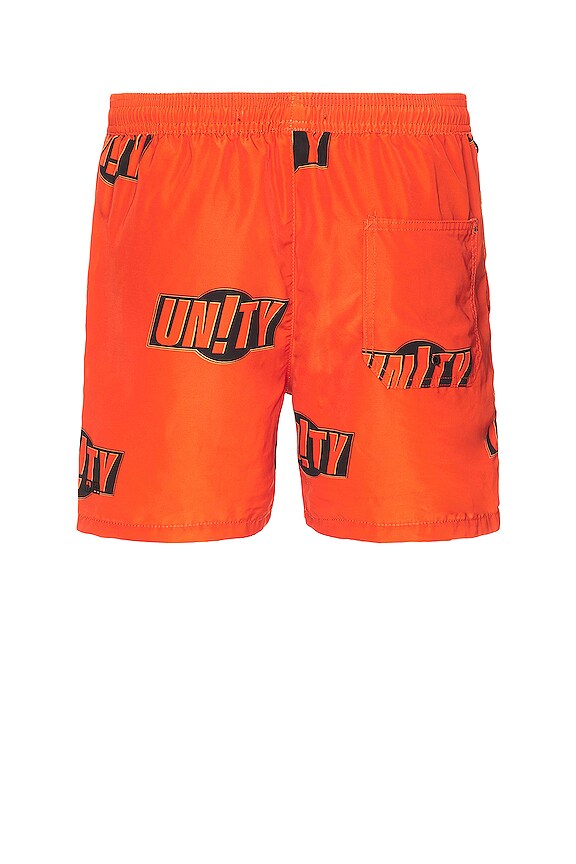 view 2 of 4 Unity Sign Burner Boardshort in Orange
