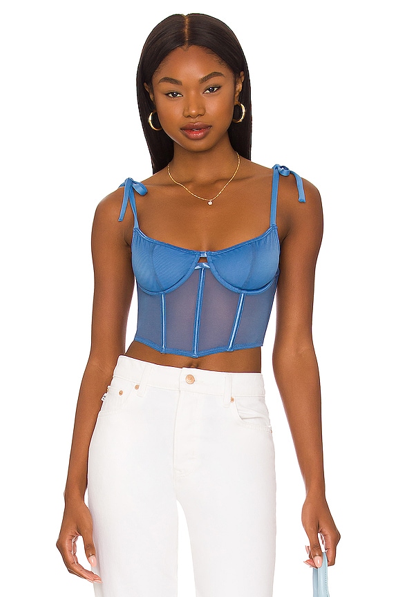 view 1 of 5 Femme Bustier in Cobalt