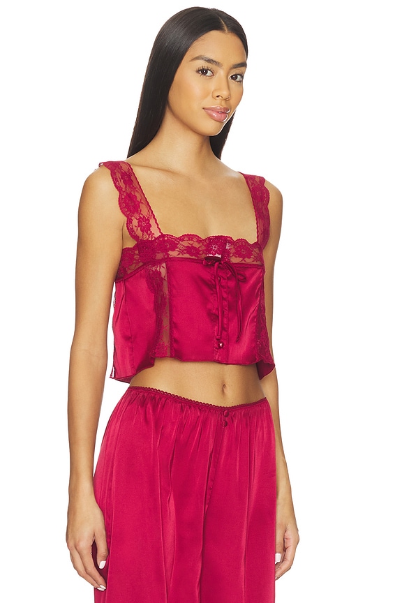 view 2 of 4 Cindy Camisole Top in Rhubarb