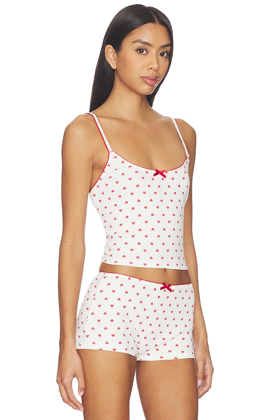 view 2 of 5 HAUT DE PYJAMA HUGO in Heart Print