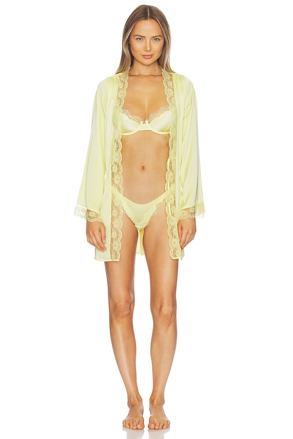 view 1 of 4 PEIGNOIR SIDNEY in Limoncello
