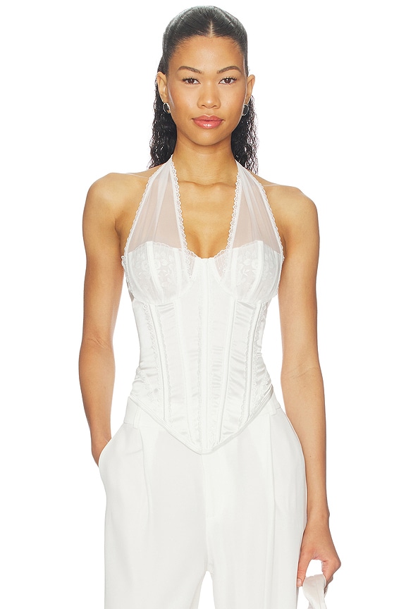 view 1 of 6 CORSET MARILYN in Ivory
