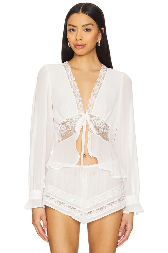 view 2 of 5 Betty Blouse in Ivory