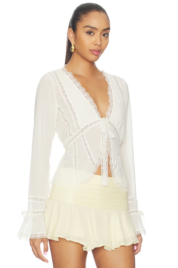 view 2 of 4 TOP BLOUSE LANA in Buttercream