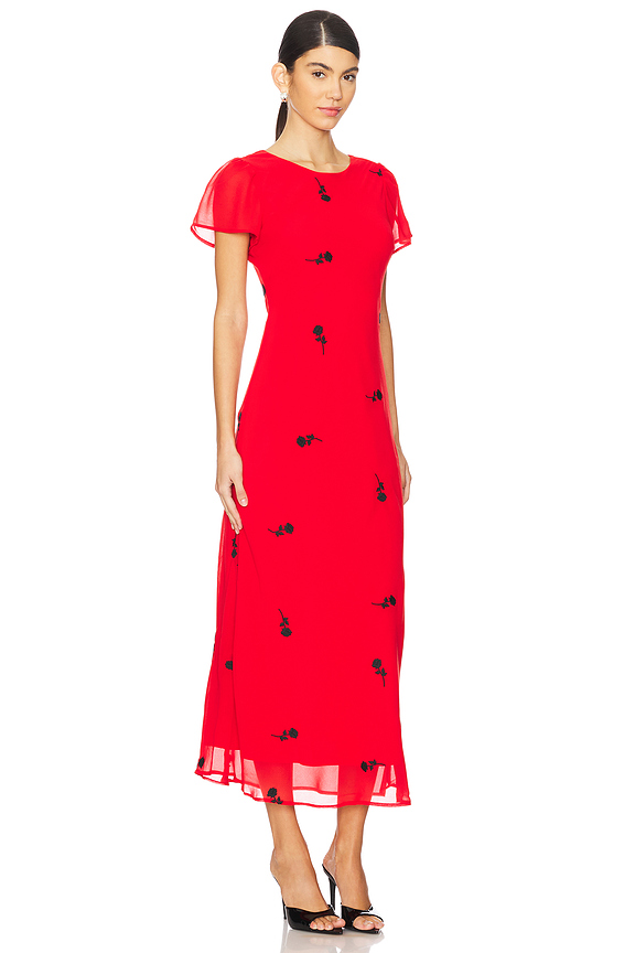 view 2 of 4 МАКСИ ПЛАТЬЕ MARIE in Red