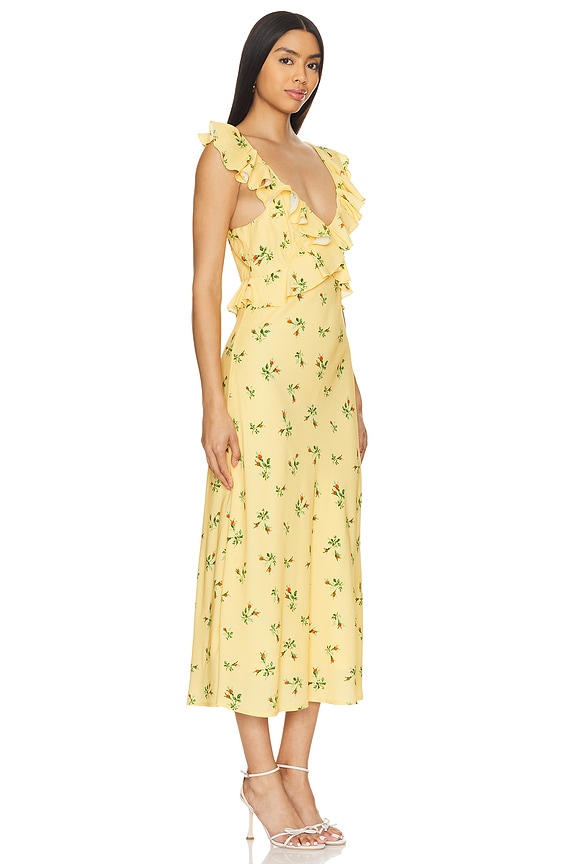 view 2 of 3 ПЛАТЬЕ МИДИ ROSEMARY in Buttercup Rosebud